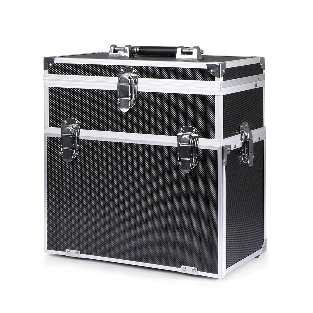 Makeup Cosmetic Case Portable Organizer Black-1942353178544705537