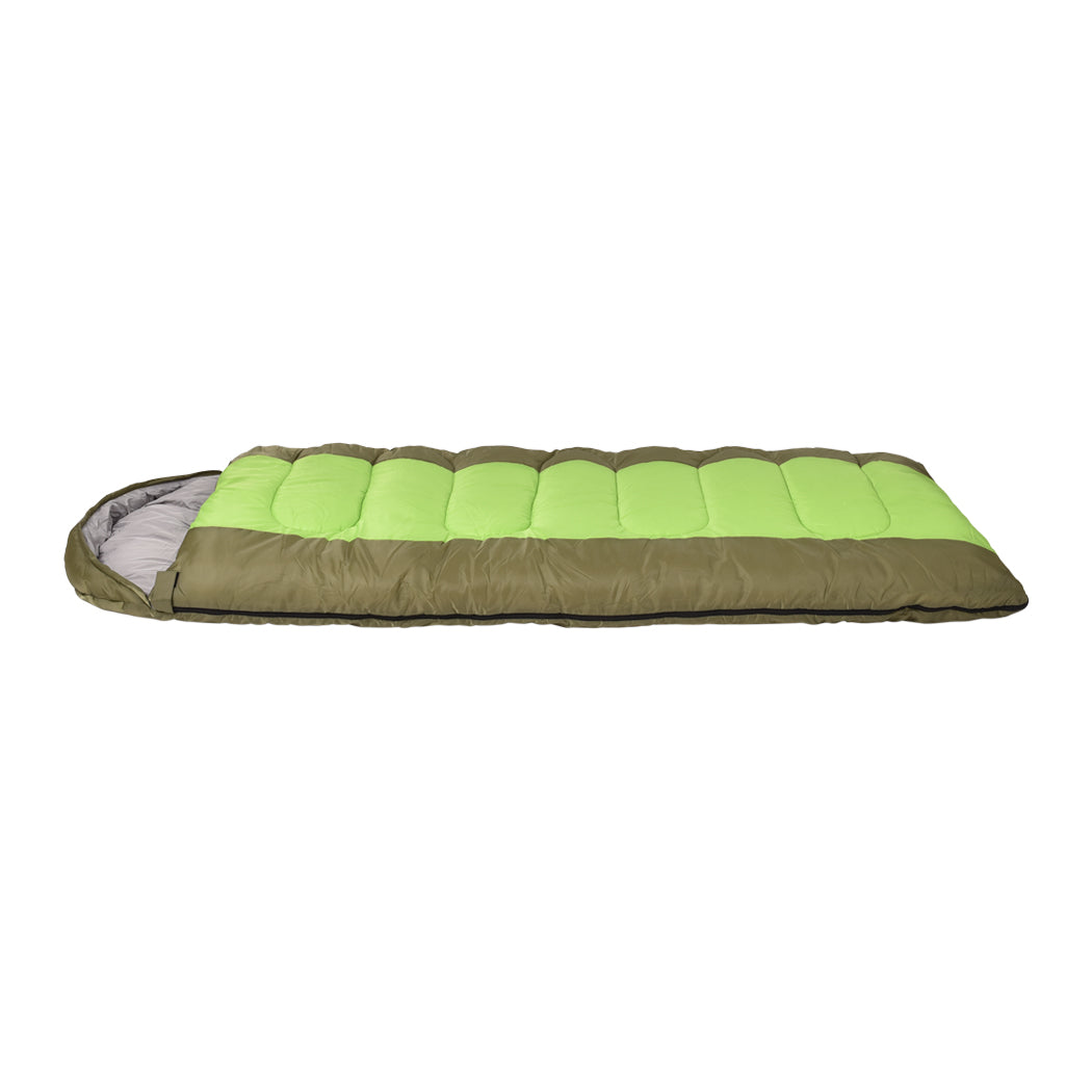 Mountview Sleeping Bag Outdoor Camping Green-1942352887959130113