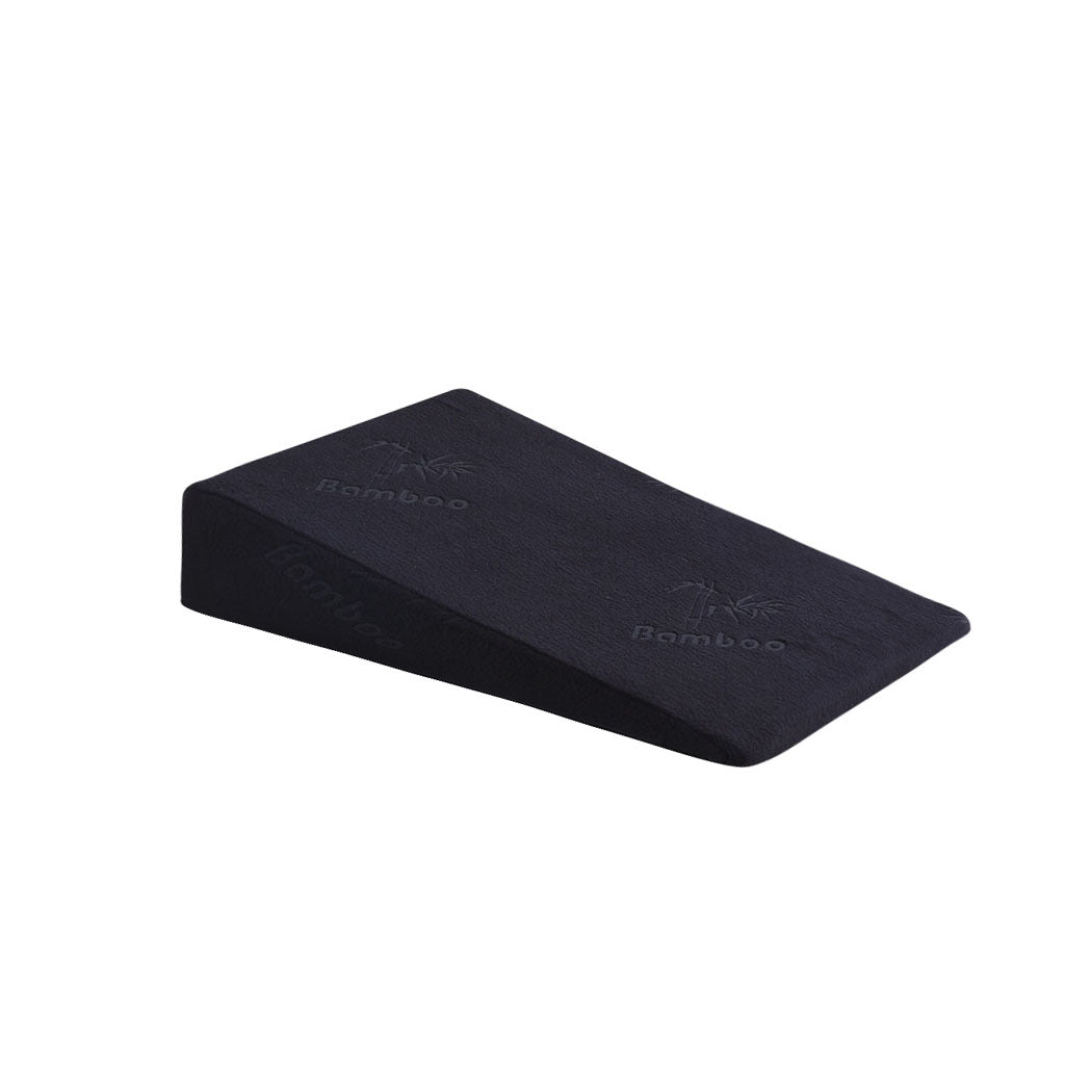 2x Cool Gel Memory Foam Bed Wedge Pillow-1942353652316508161