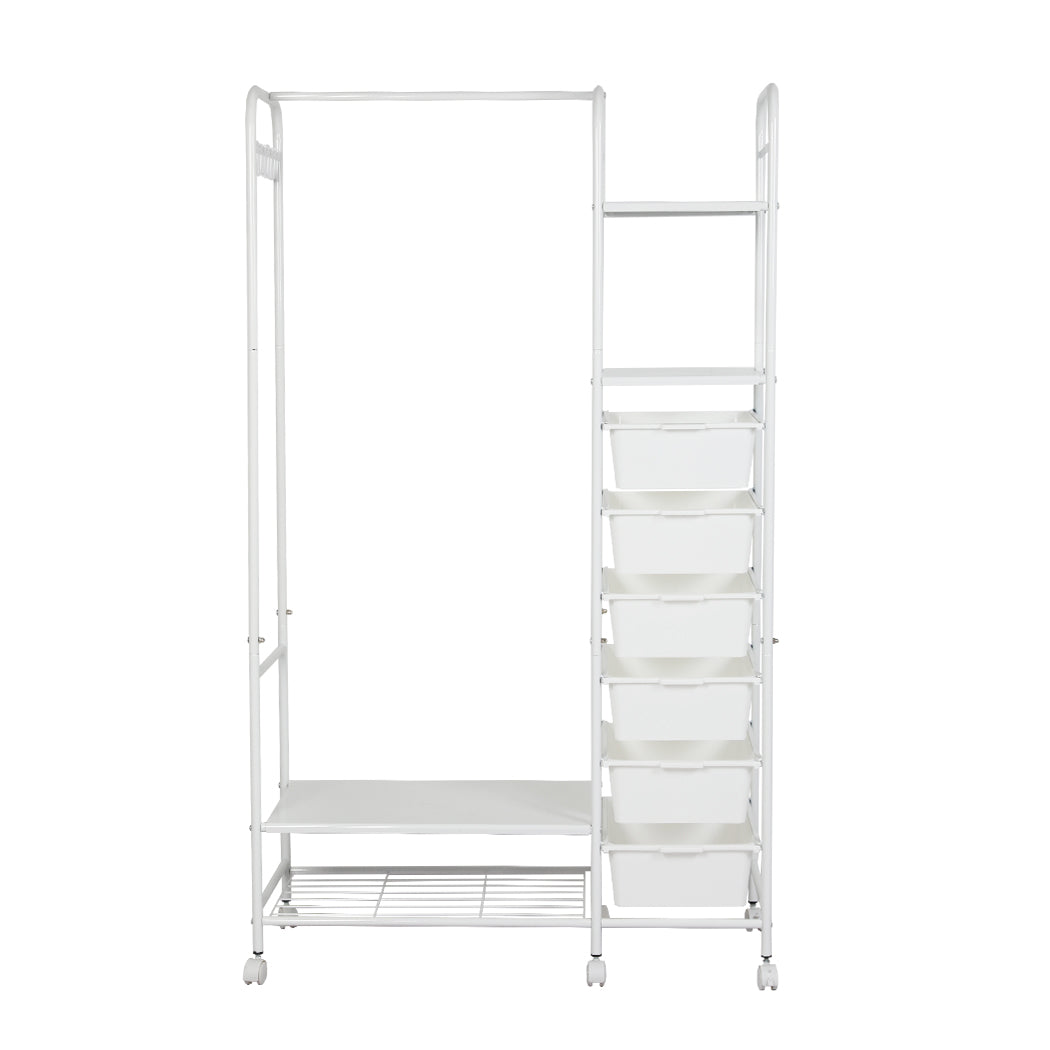 Levede 94CM Clothes Rack Stand Heavy Duty Hanging-1942353709476483073