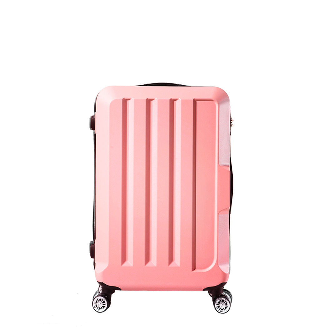 Slimbridge 24" Travel Luggage Lightweight Rose Gold 24 inch-1942352926940991489
