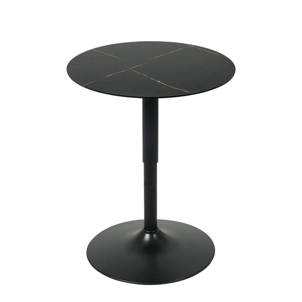 Levede Bar Table Swivel Gas Lift Counter Black-1910113294966984705