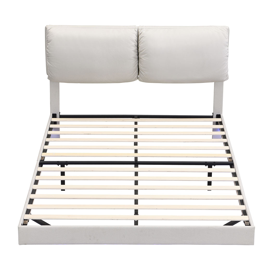 Levede Double Floating Bed Frame-1937319793900261377