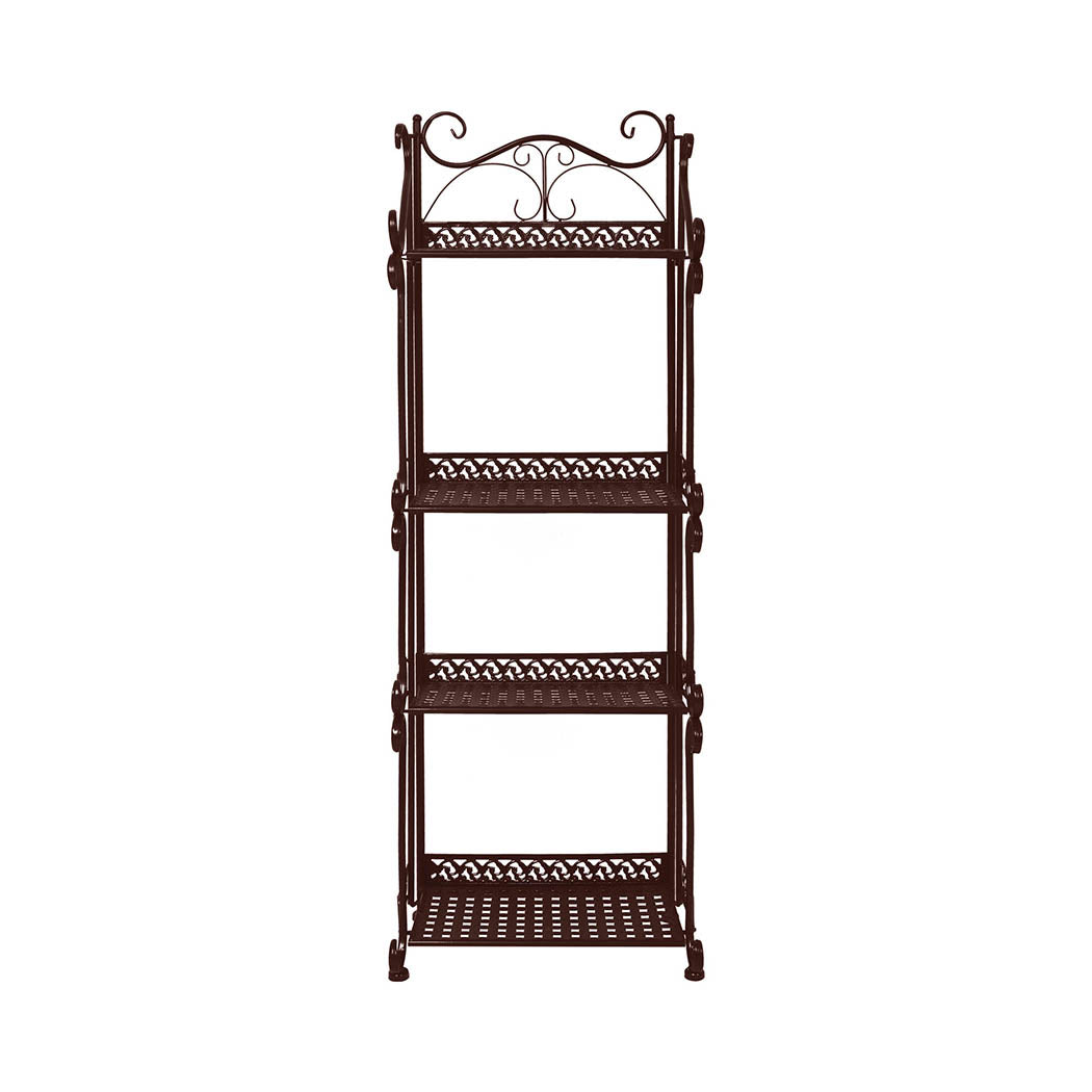 Levede Plant Stand 4 Tiers Outdoor Indoor Bronze-1942353747346853889