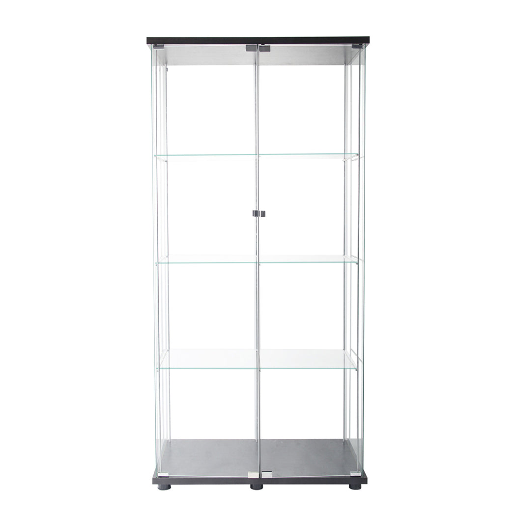 164cm Glass Display Cabinet 2 Doors-1917016717310169089