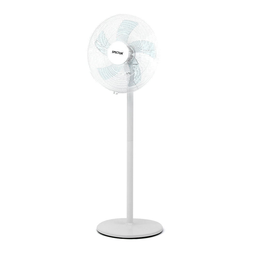 Spector Pedestal Floor Fan Portable White-2006733156383854593