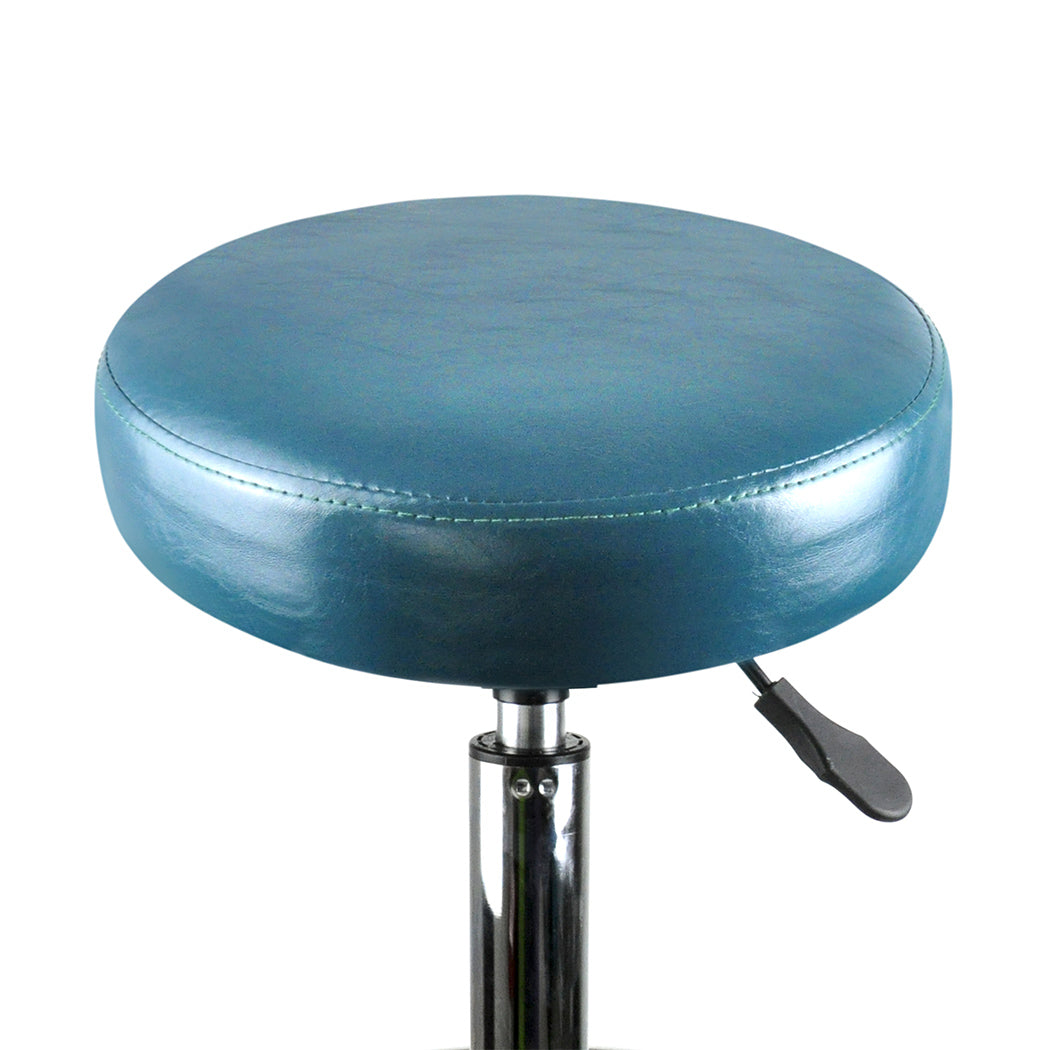 Levede Bar Stools Salon Stool Swivel Teal-1910112554269675521