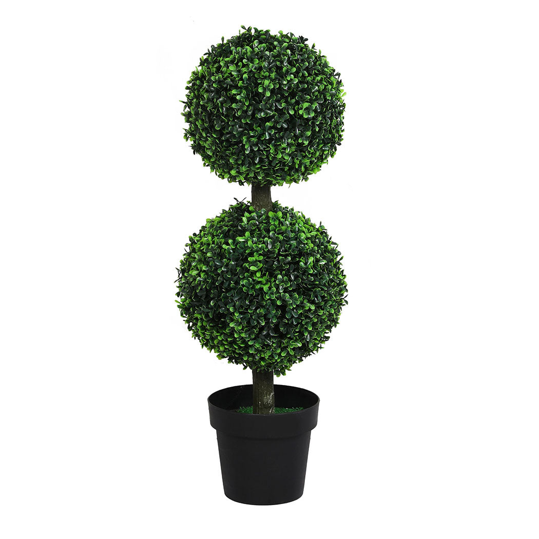 Lambu Artificial Double Ball Boxwood Trees-1942353682842652673