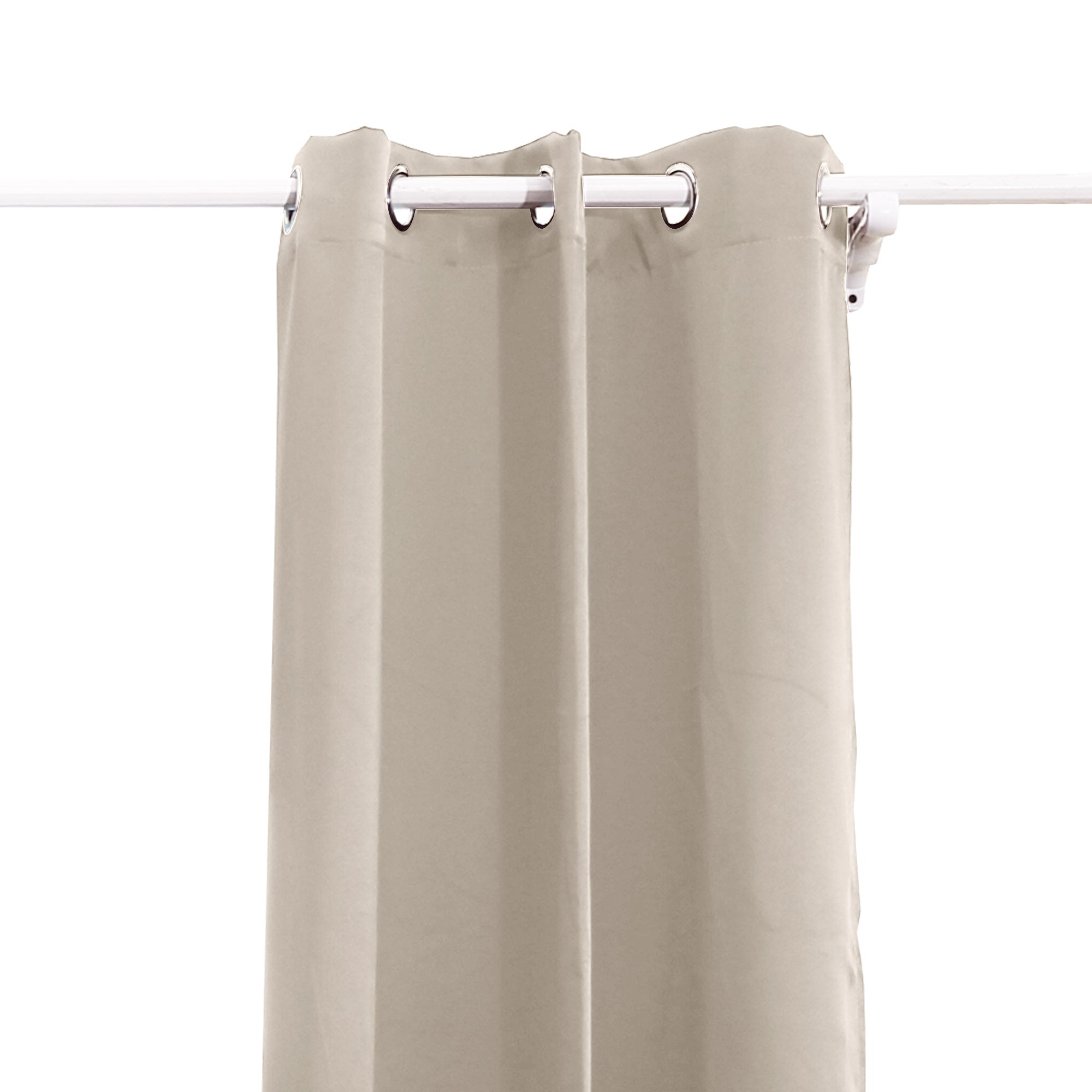 2x Blockout Curtains Panels 3 Layers Beige-1942353379535753217