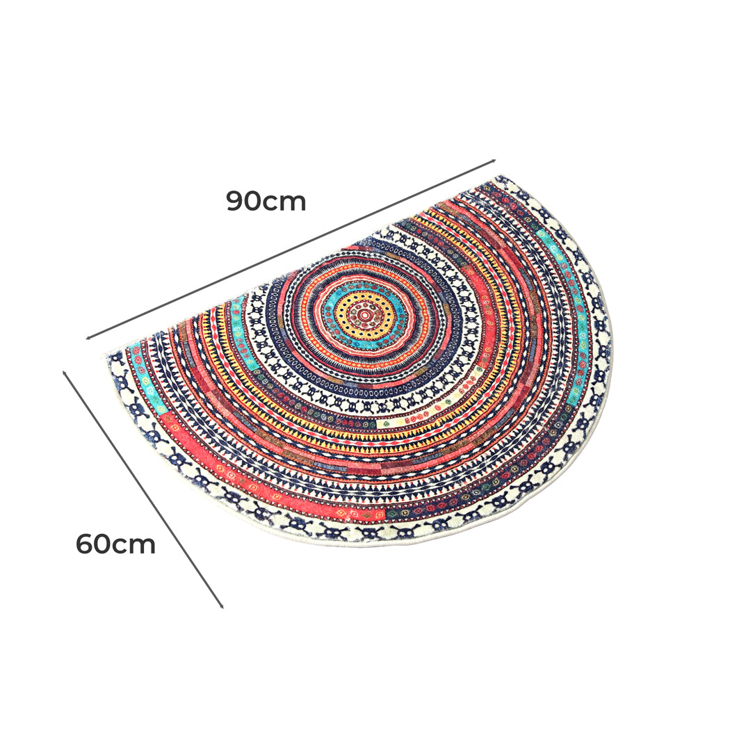 Marlow Door Mat Half Moon Semi-Circle Rug 60x90-1942353172525879298