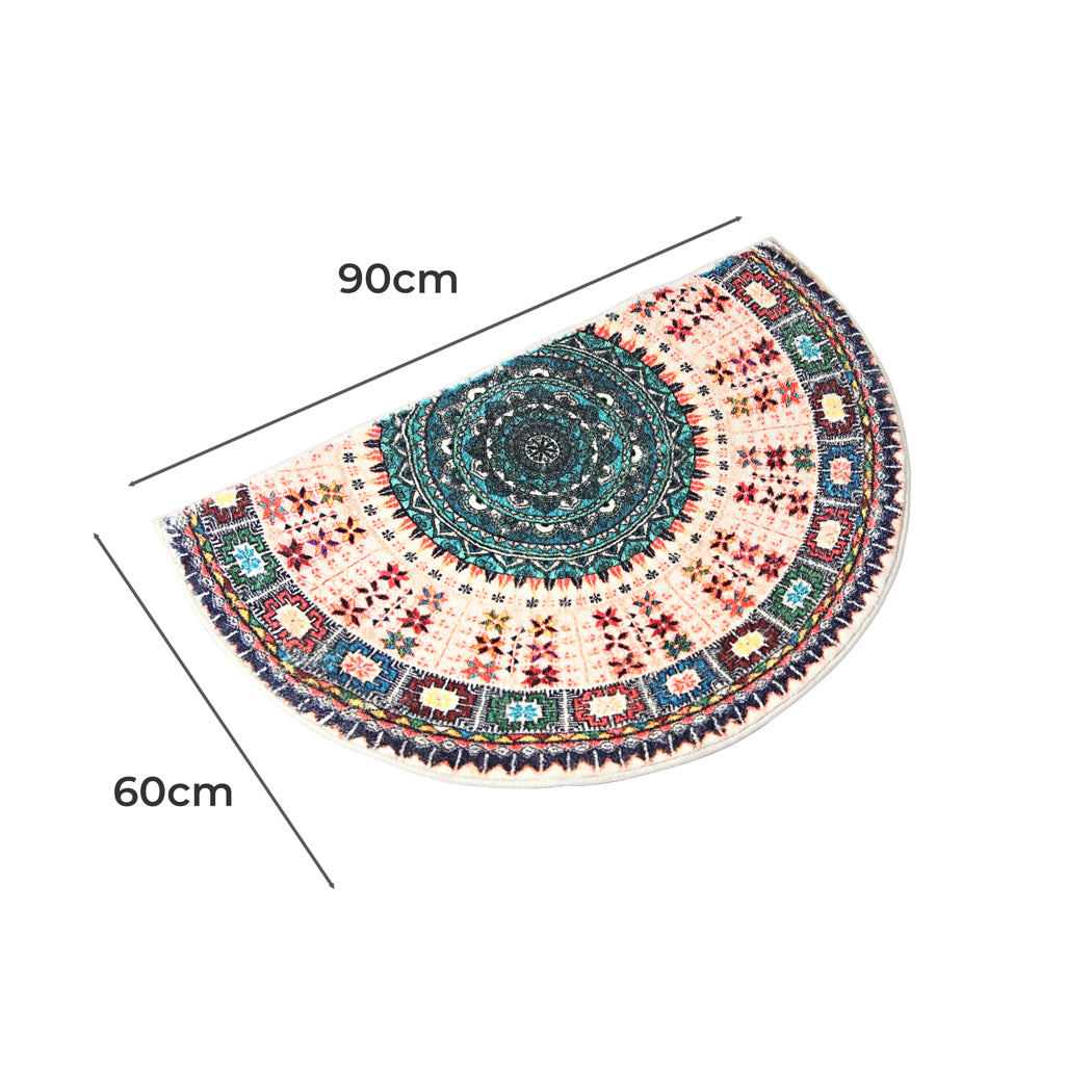 Marlow Door Mat Half Moon Semi-Circle Rug 60x90-1942353172693651458