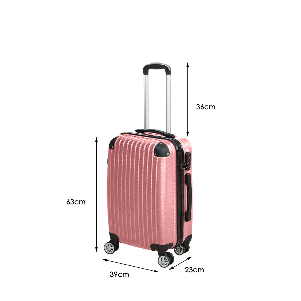 Slimbridge 24" Luggage Suitcase Code Rose Gold-1942352866261995522