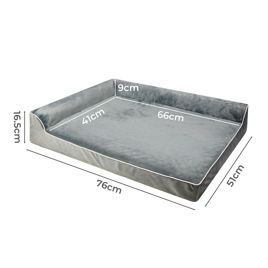Pawz Orthopedic Dog Bed M Grey-1942353668812705794