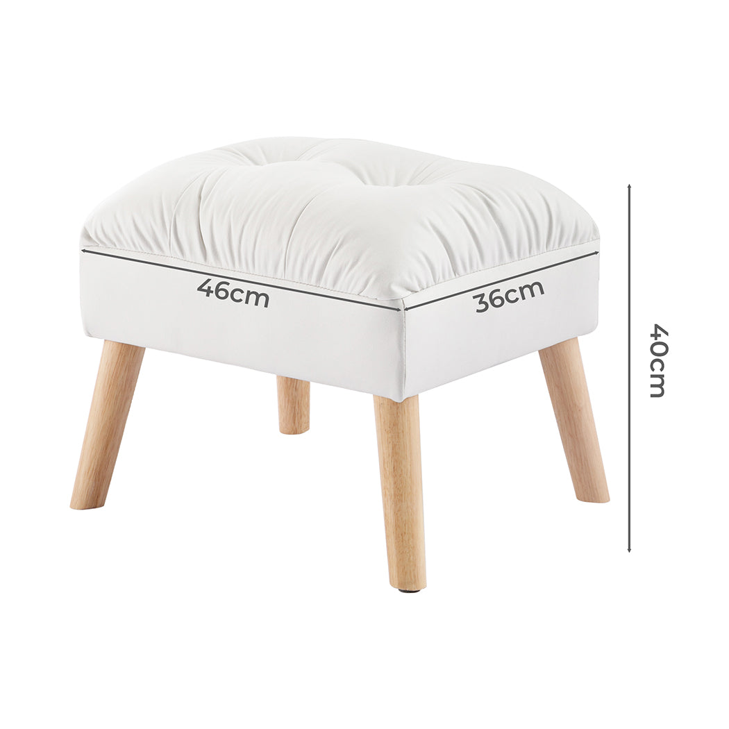 Levede Accent Ottoman Chair Footstool-1910112924400226306