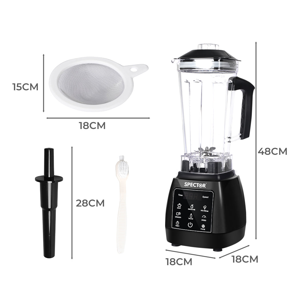 Spector 2L Commercial Blender Mixer Black-2006733306493800450