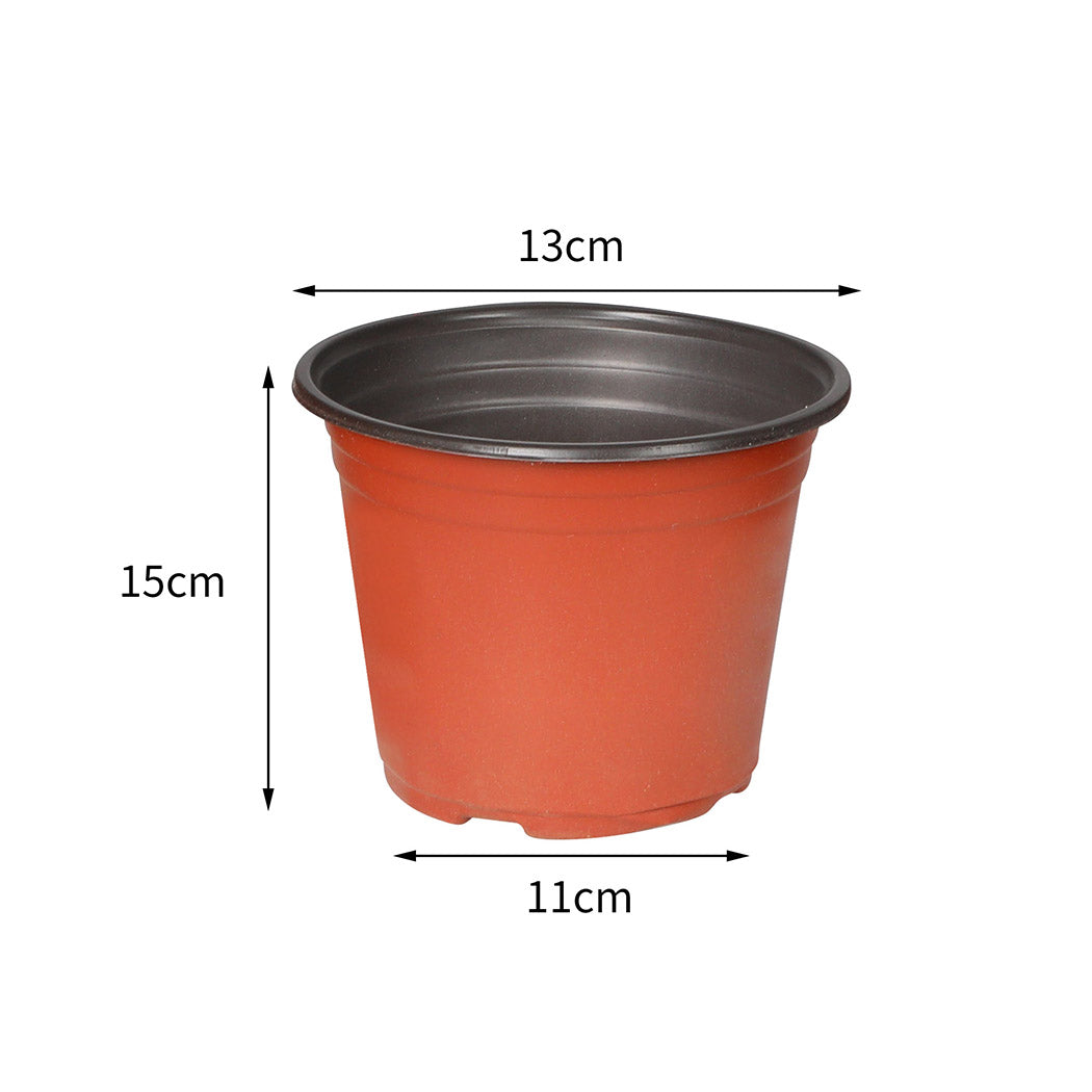 Lambu 100x Plastic Plant Pots Bulk Flowers Large-1942353755366363138