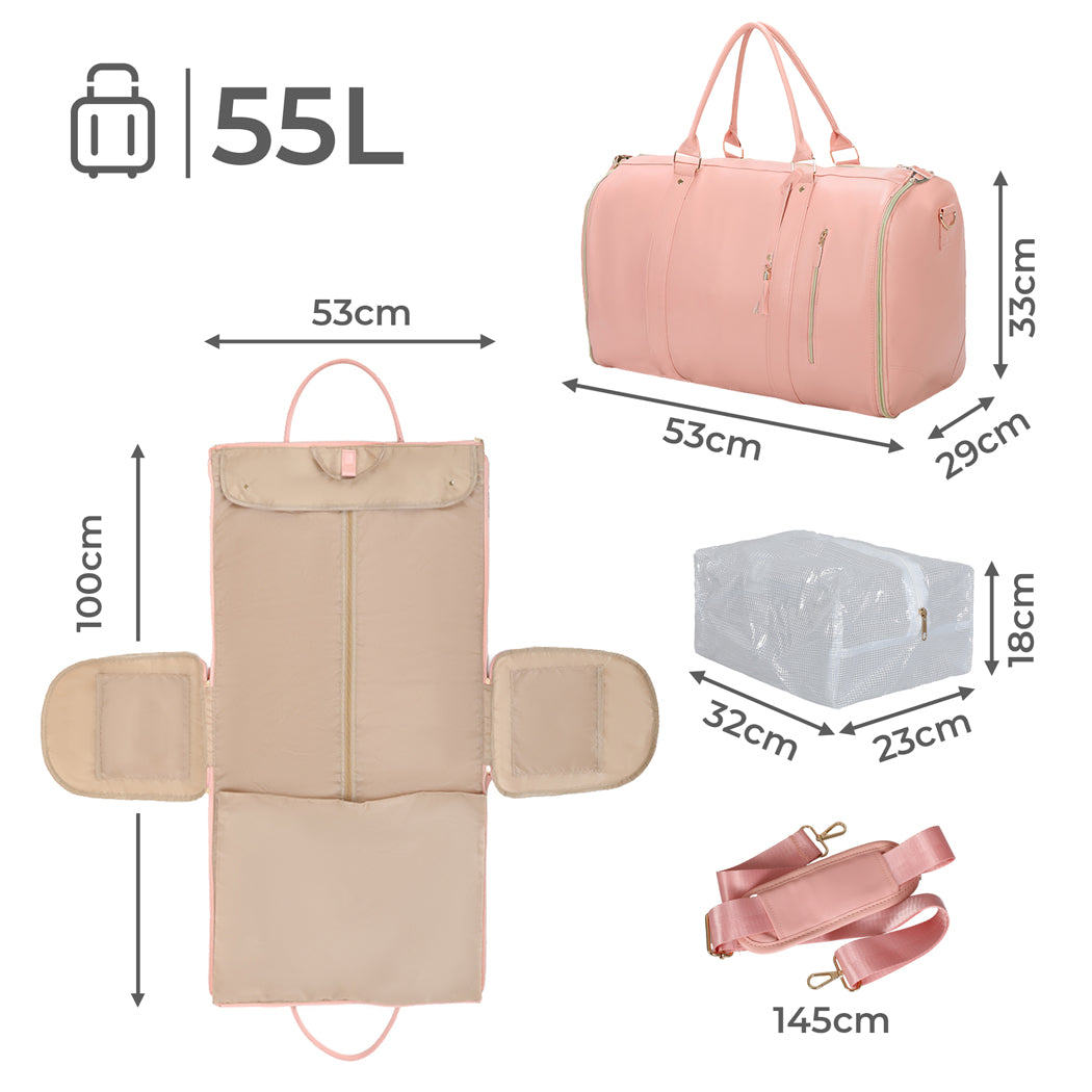 Slimbridge Large Capacity Foldable Garment Duffle Bag-1942353691201900546