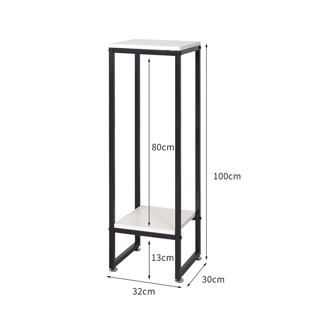 Levede Plant Stand Garden Home Outdoor White Large-1942353756834369538