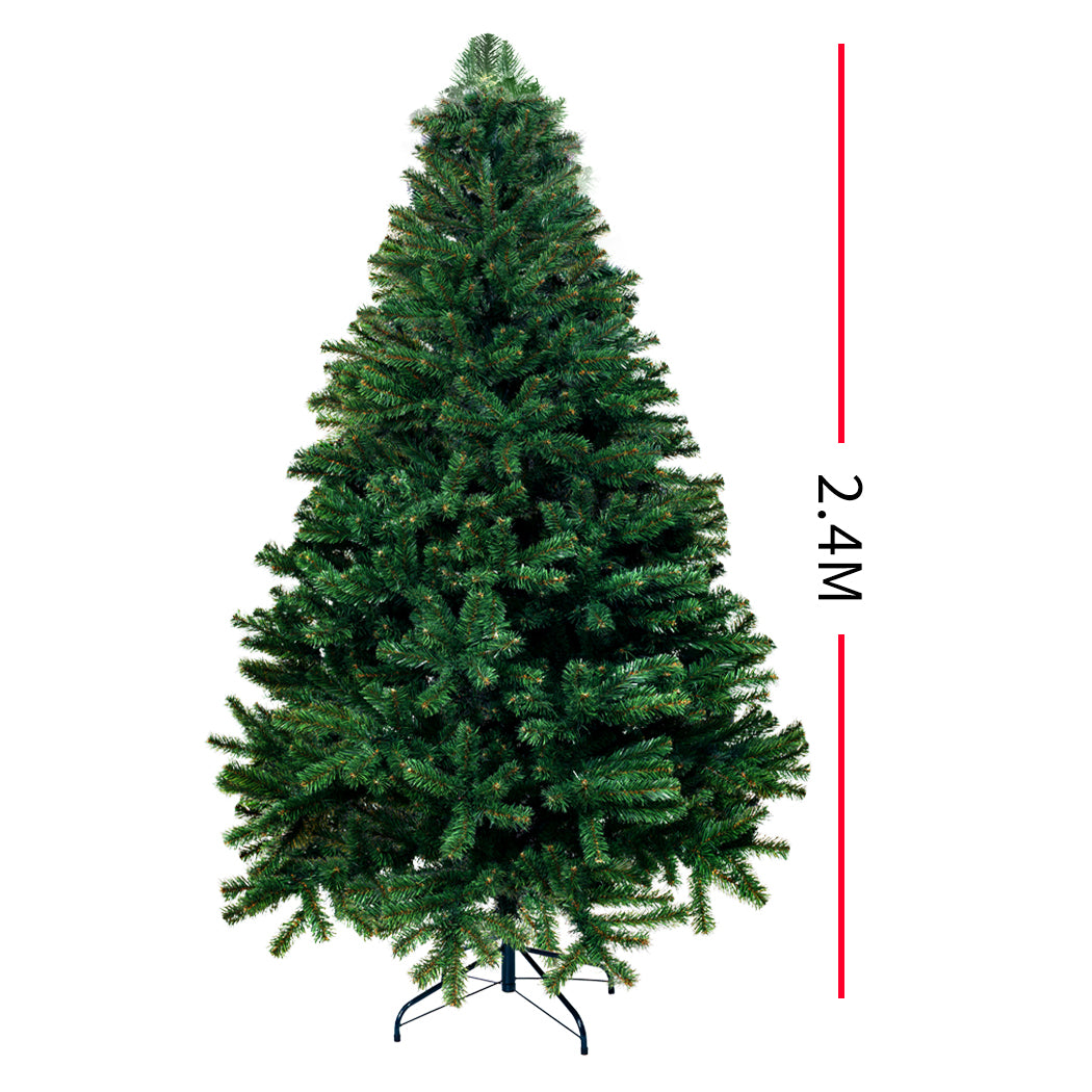 SANTACO Christmas Tree 2.4M 8Ft LED 2.4 Meter-1942353779764629506