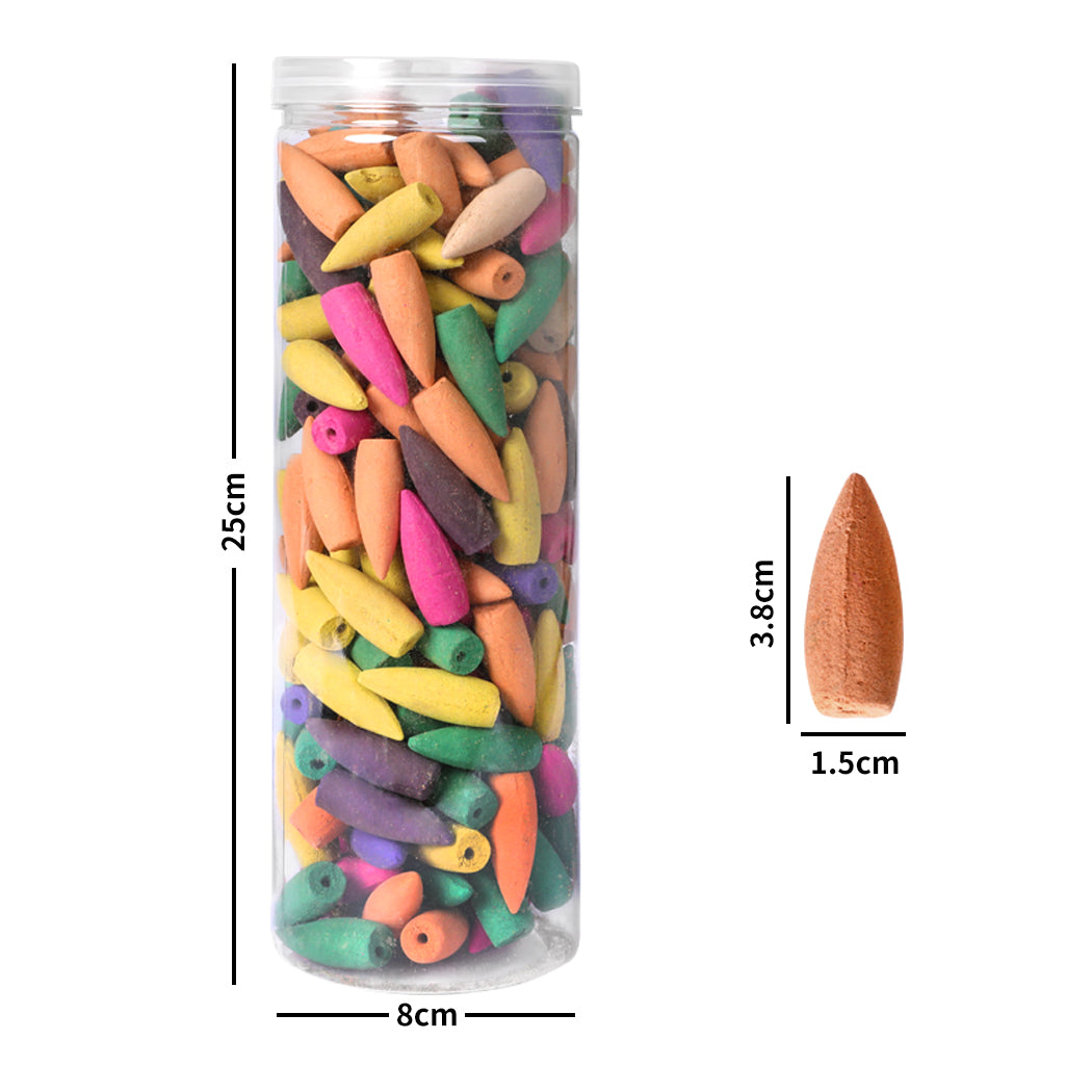 188x Incense Cones Colorful for Backflow-1942353183510761474