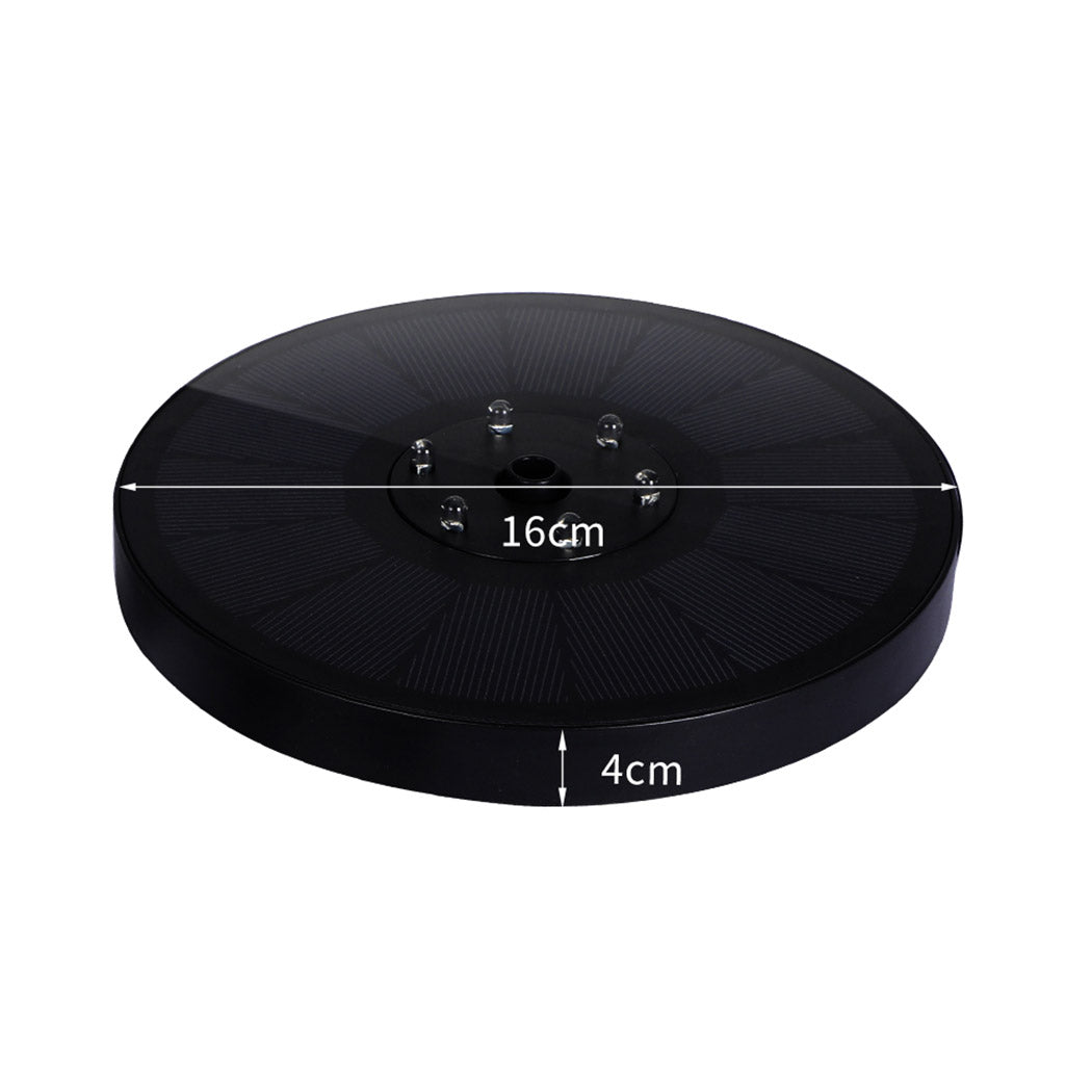 Solar Powered Water Fountain Power Floating-1942353744113045506