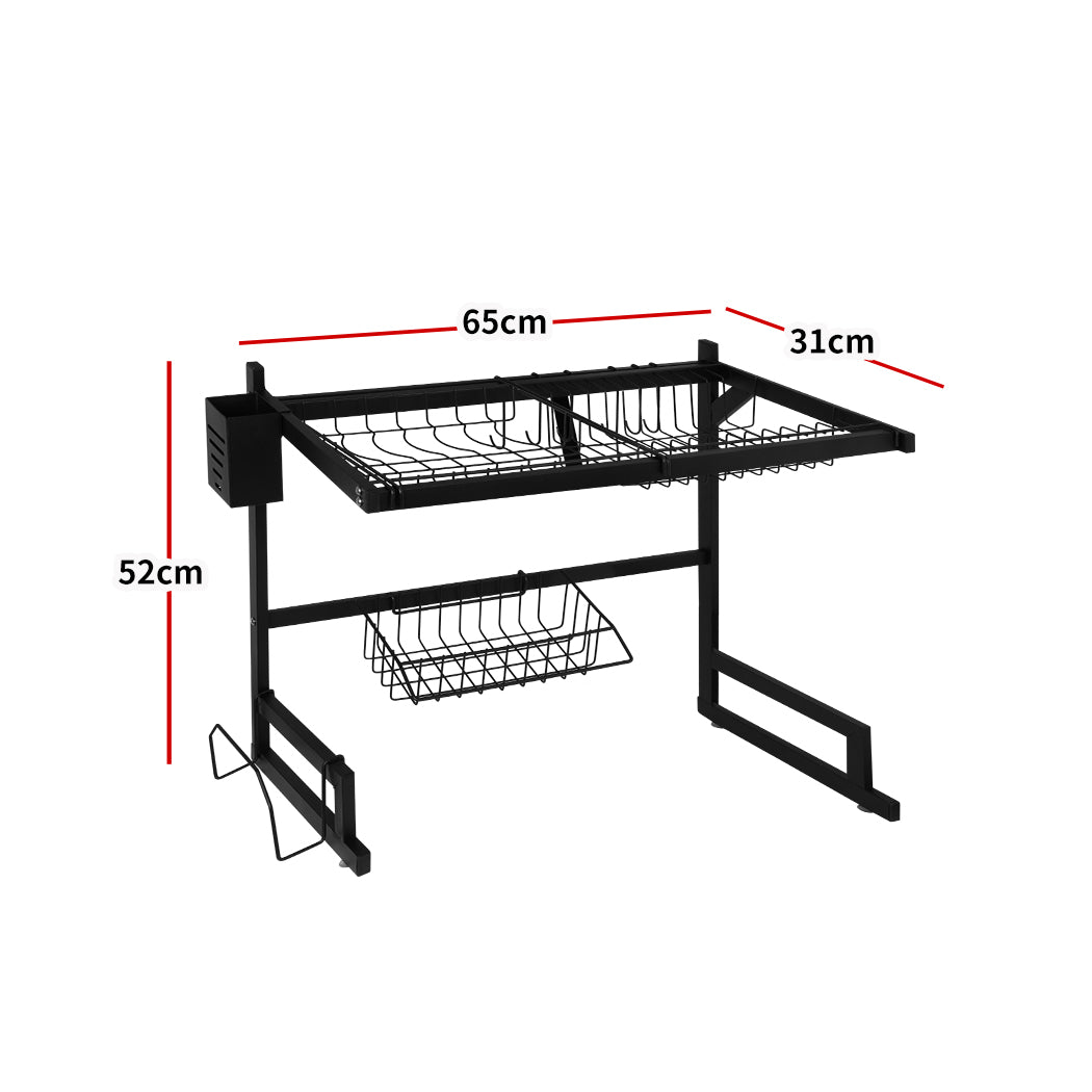TOQUE Dish Drying Rack Over Sink Steel 65 CM-1942352915628953602