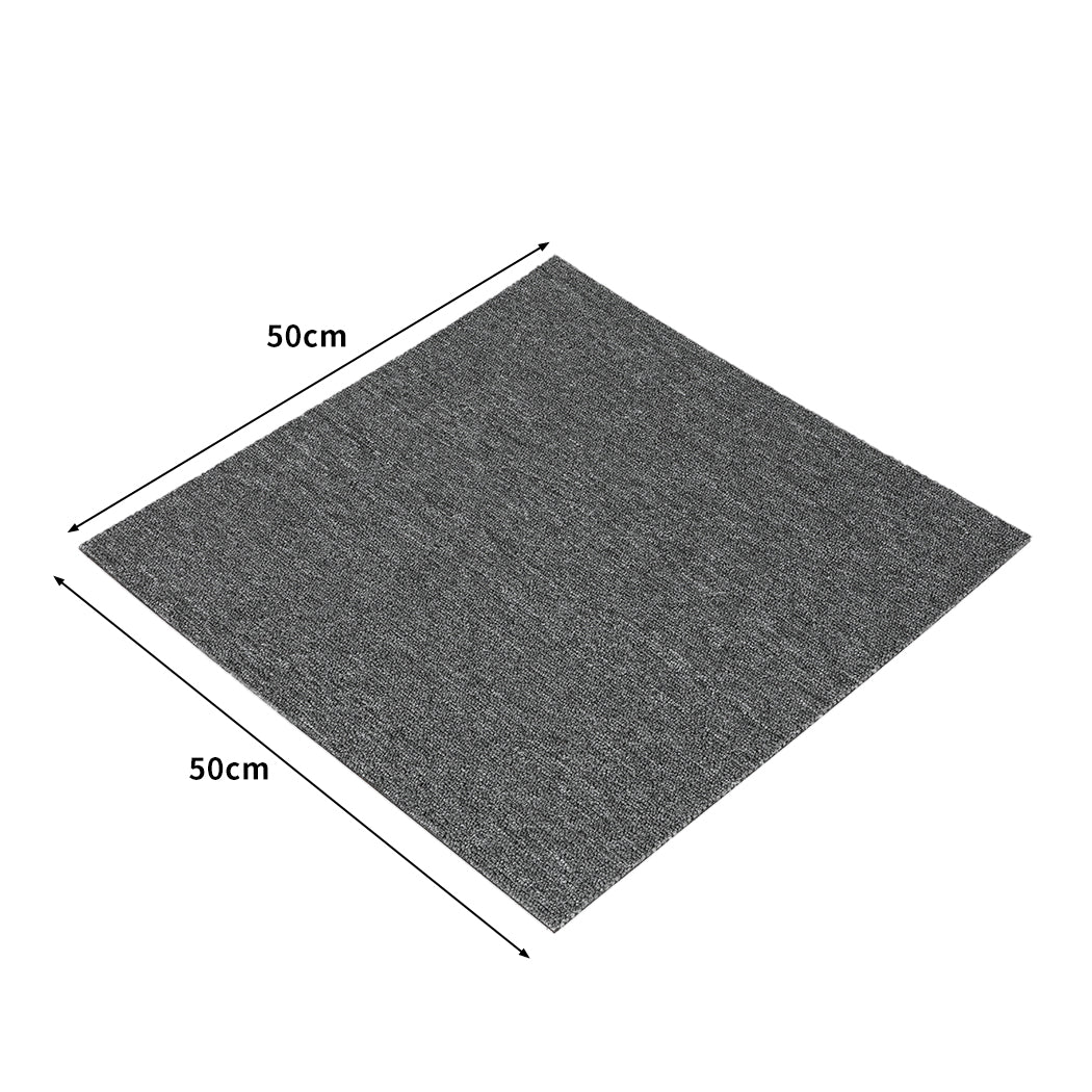 Marlow 20x Carpet Tiles 5m2 Box Heavy Grey-1910113062128586754