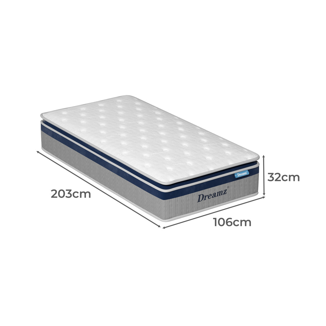 DreamZ Spring Mattress Pillow Top All Sizes  32CM-1910112189608497154