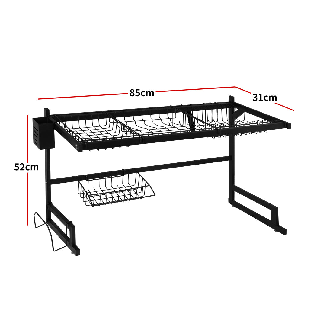 TOQUE Dish Drying Rack Over Sink Steel 85 CM-1942352915805114370