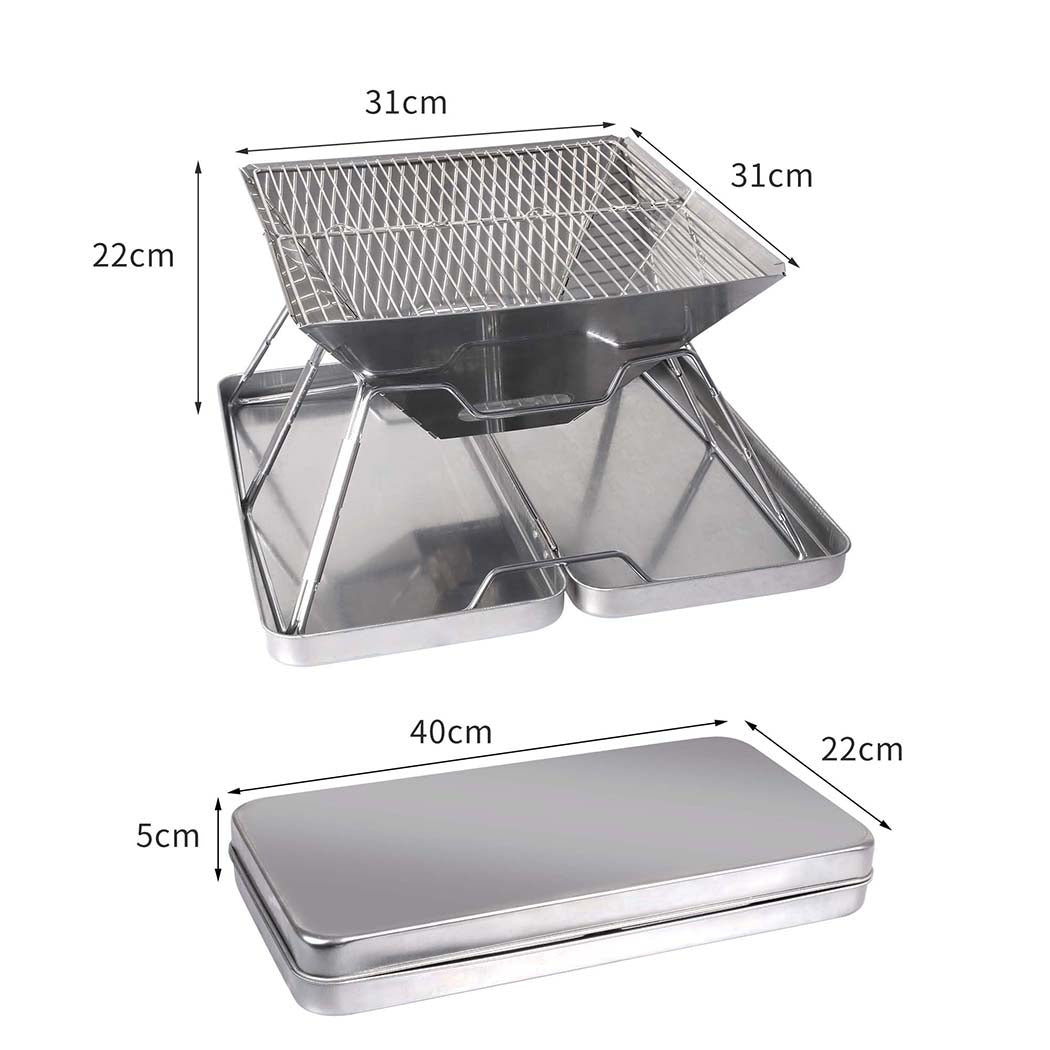 Charcoal BBQ Grill Foldable Barbecue-1942353288318029826