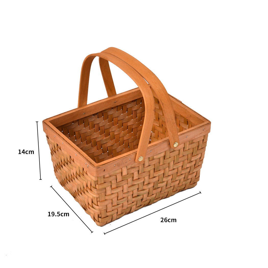 Picnic Basket Baskets Outdoor Deluxe-1942353784445472770