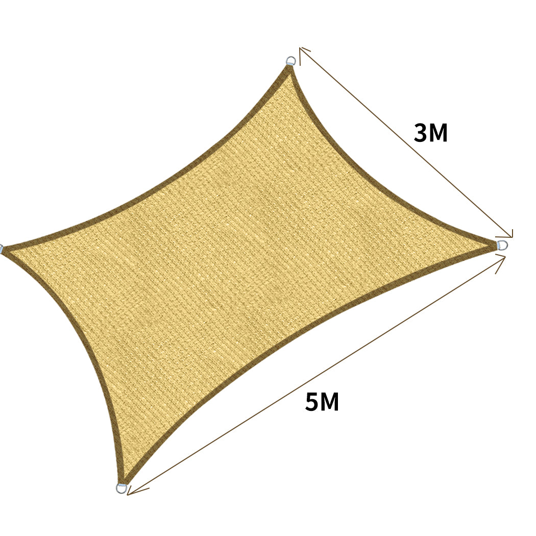 Outdoor Awning Cloth Sun Shades Sail Sand 280-1942352869994926082