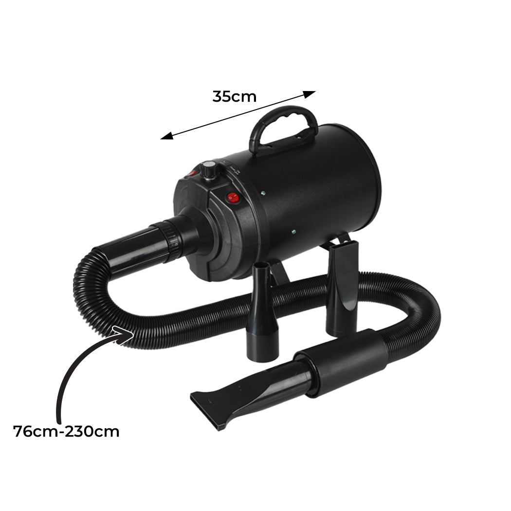 Dog Cat Pet Hair Dryer Grooming Blow Black-1942353928658227202