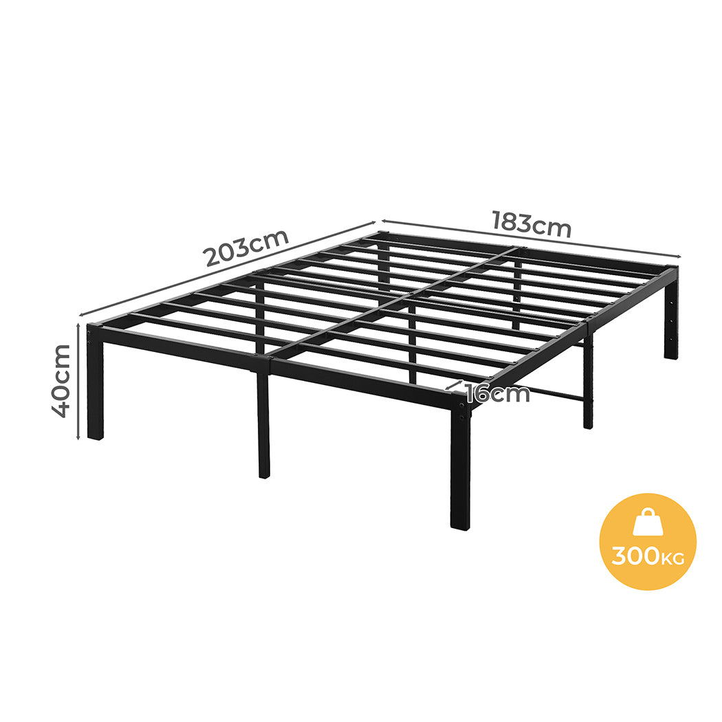 Levede Metal Bed Frame Heavy Duty Storage Space-1910112198542364674