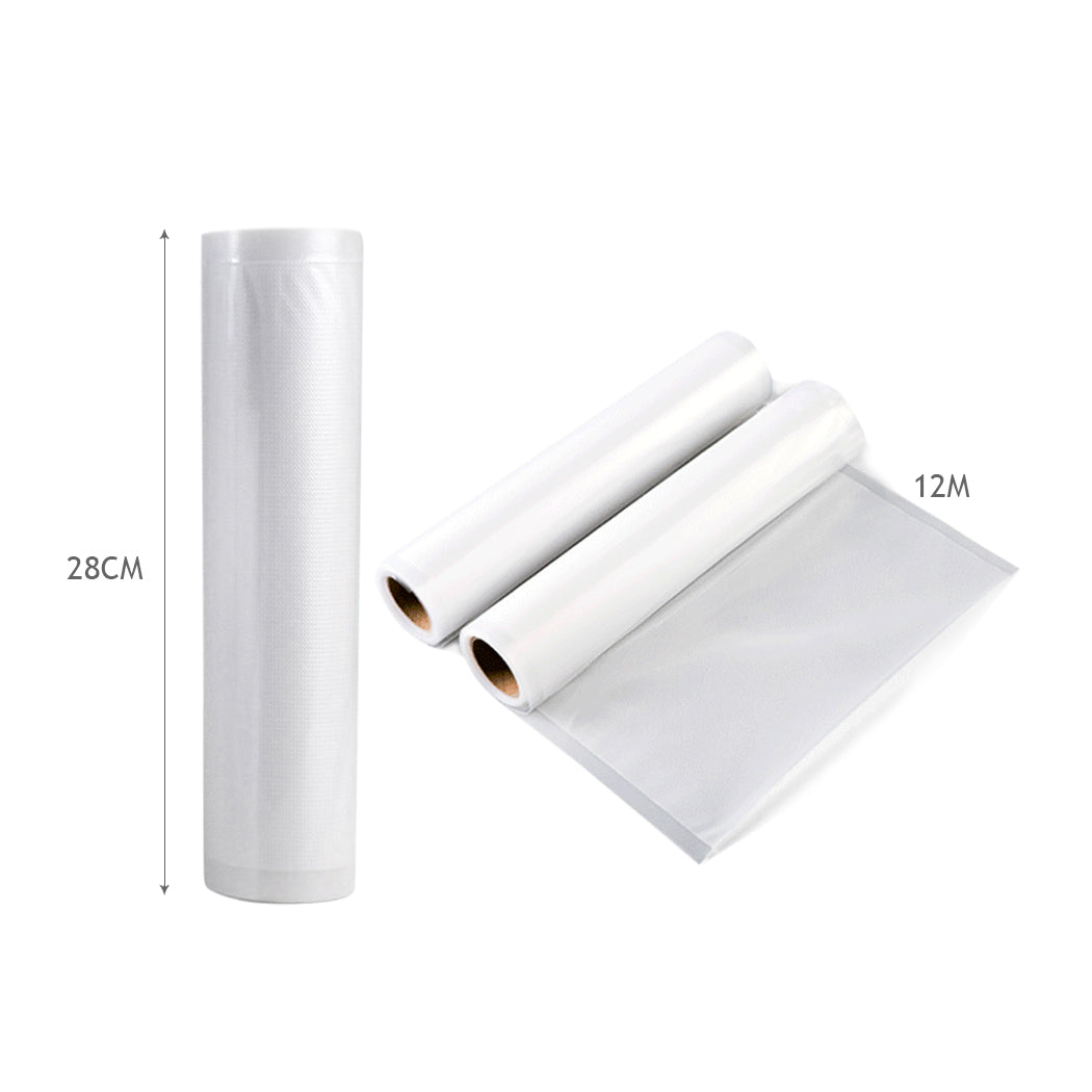TOQUE Vacuum Food Sealer Seal Bags Rolls 28cm Large-1942353275256967170