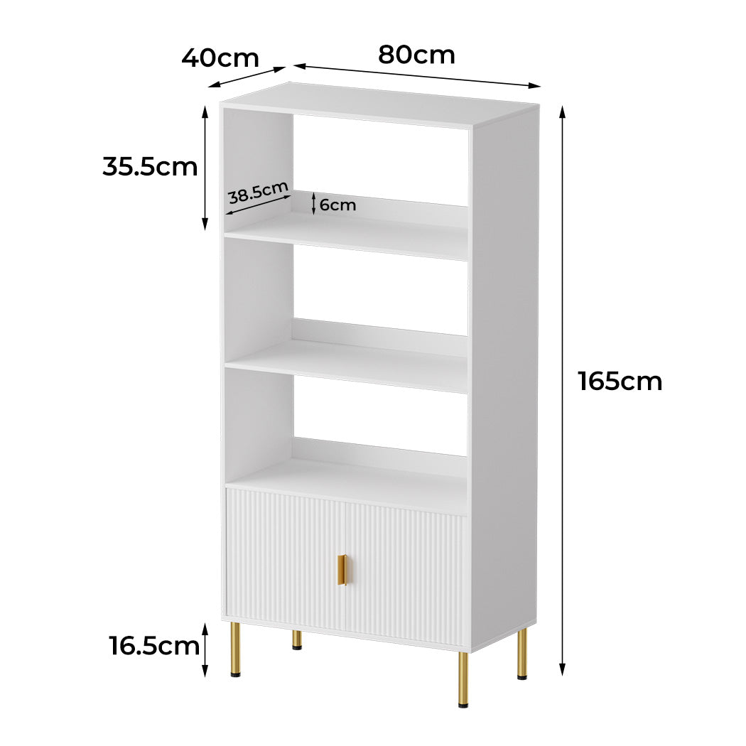 Levede Display Shelf 3 Tier Bookshelf-1937319795045306370