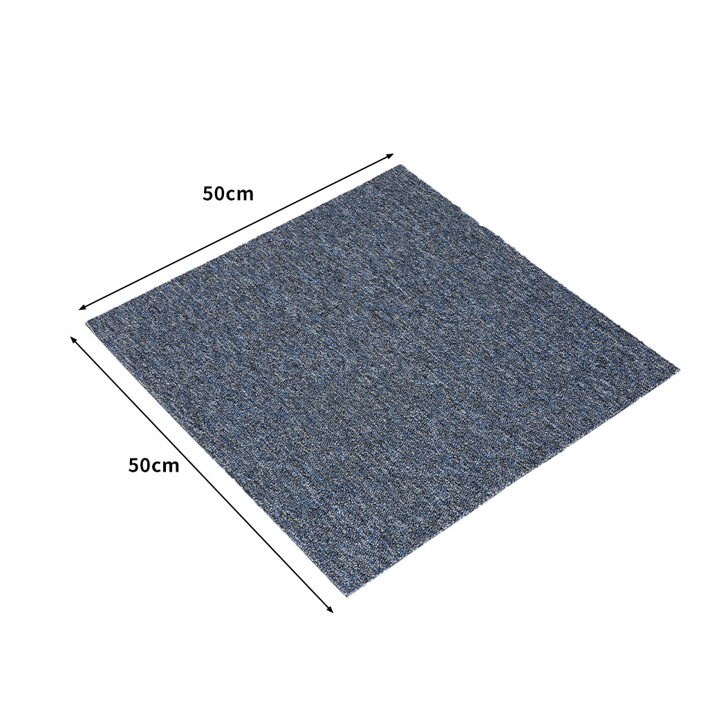Marlow 20x Carpet Tiles 5m2 Box Heavy Blue-1910113061772070914