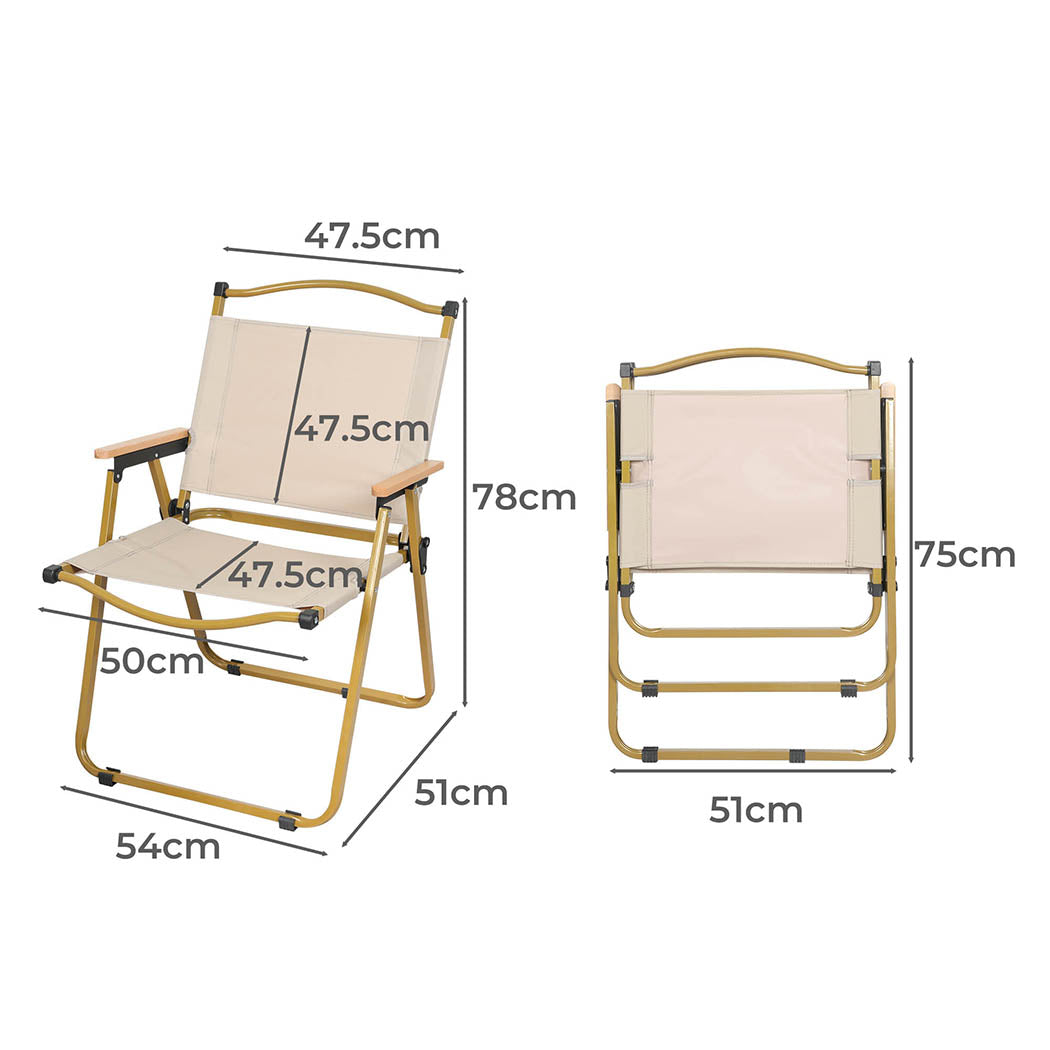 Levede 4PCS Camping Chair Folding Outdoor-1910112917647396866