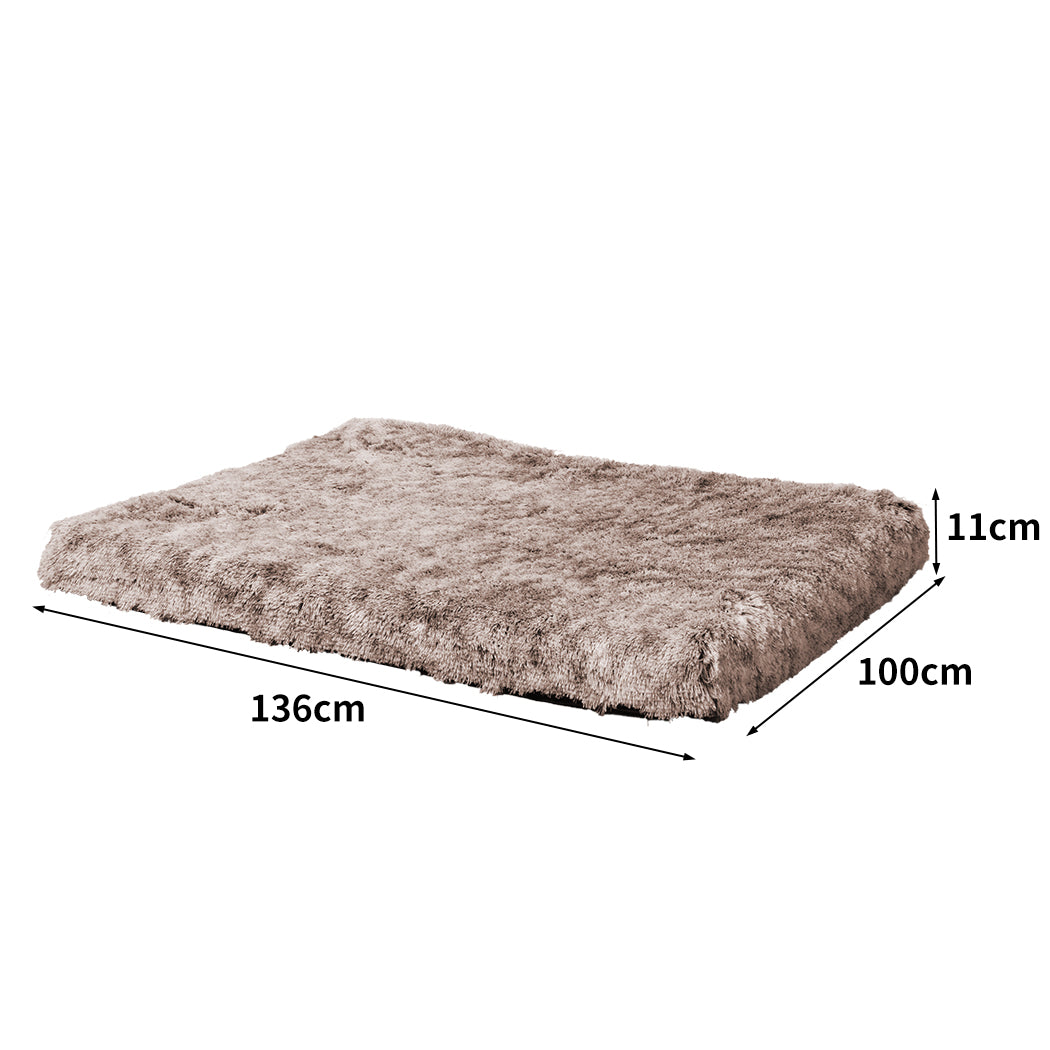 PaWz Dog Mat Pet Calming Bed Memory XL Coffee X-Large-1942352741460480002