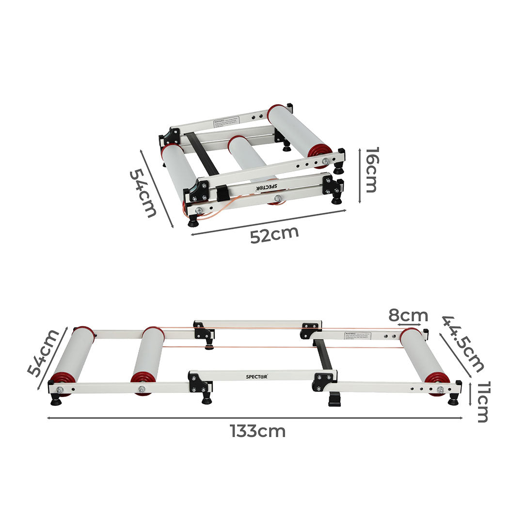 Spector Bike Roller Adjustable Bicycle White-1942352817717121026