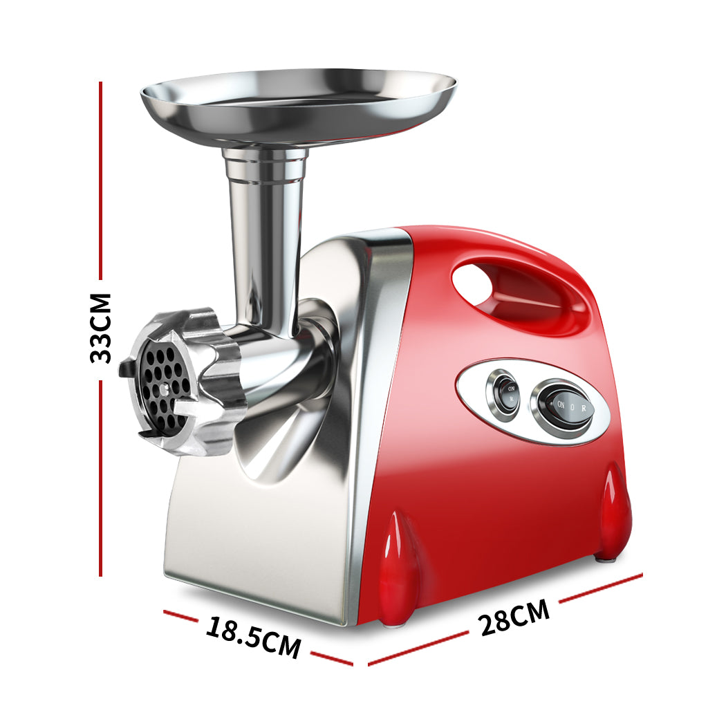 800W Electric Meat Grinder Mincer Sausage Red-2006733080601169922