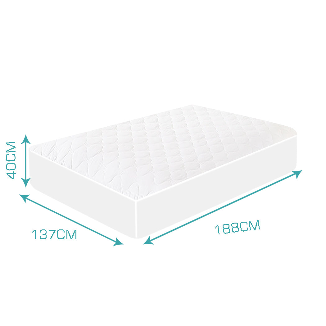 DreamZ Fitted Waterproof Bed Mattress Protector Double-1942353142758903810