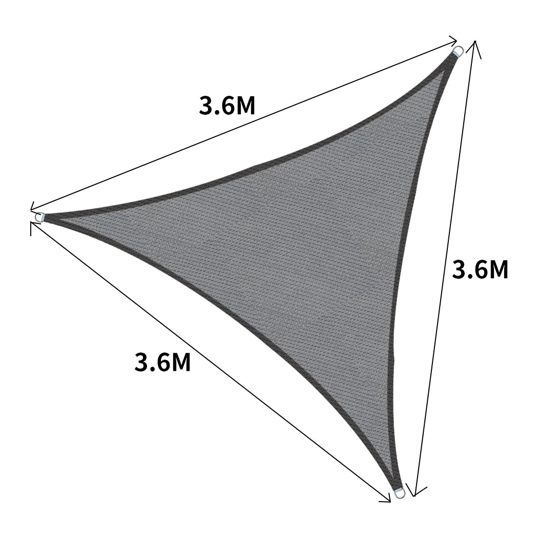 Outdoor Awning Cloth Sun Shades Sail Charcoal 180-1942352870158503938