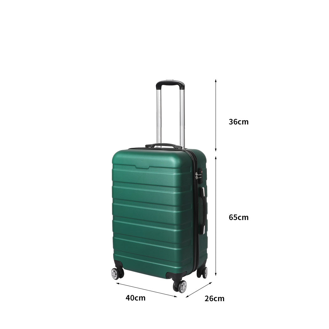 Slimbridge 24" Luggage Case Suitcase Green 24 inch-1942352937942650882
