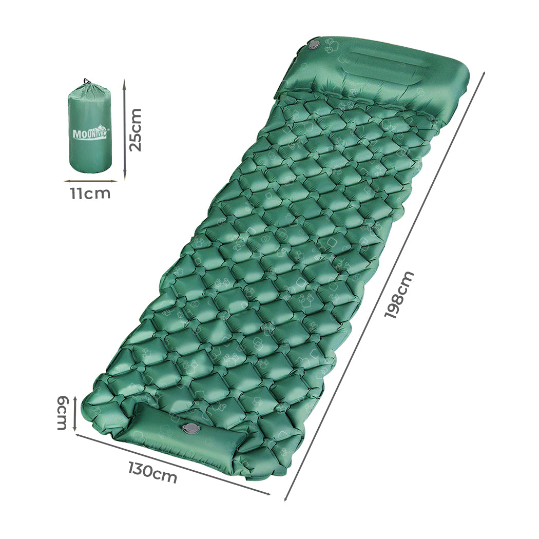 Mountview Sleeping Air Pad Inflat Camping Single-1942353681278177282