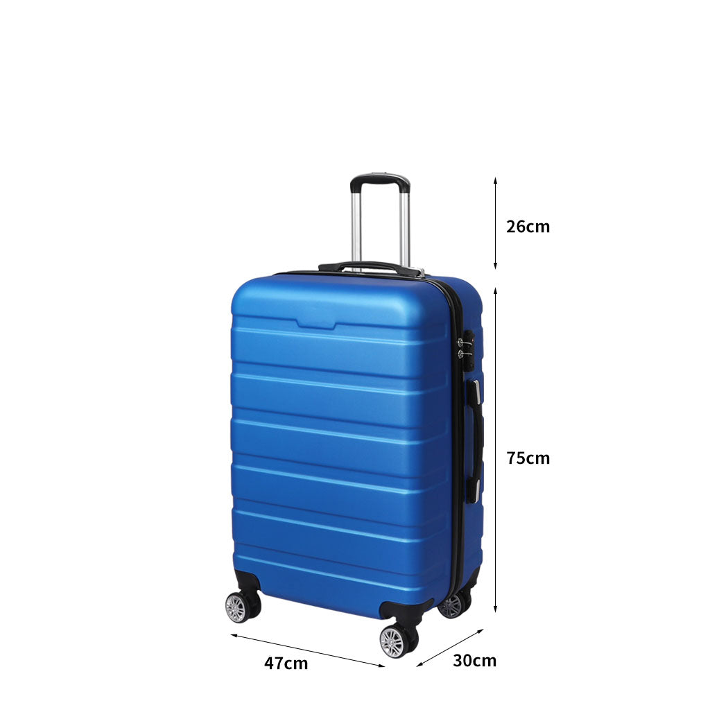 Slimbridge 28"Luggage Case Suitcase Blue 28 inch-1942352939096084482