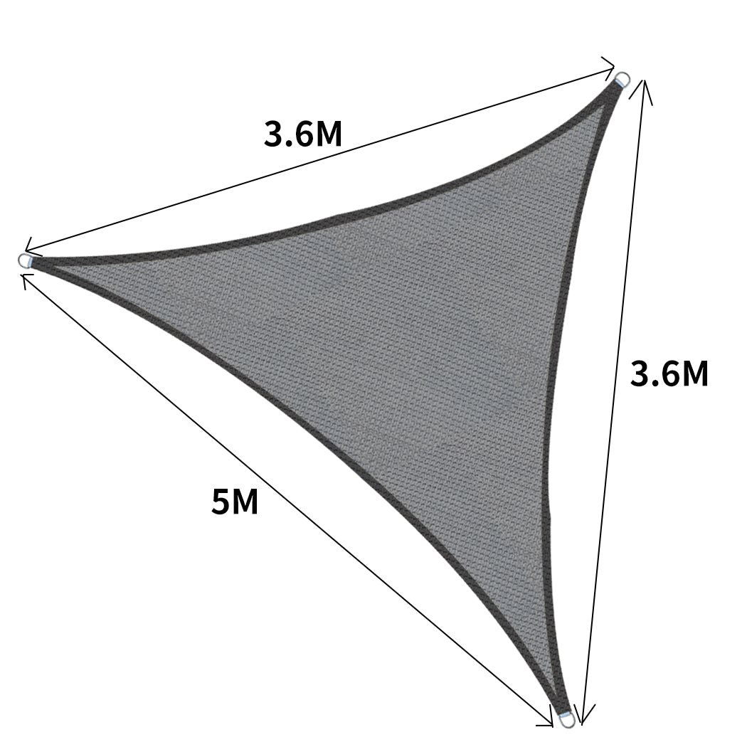 Outdoor Awning Cloth Sun Shades Sail Charcoal 280-1942352871131582466