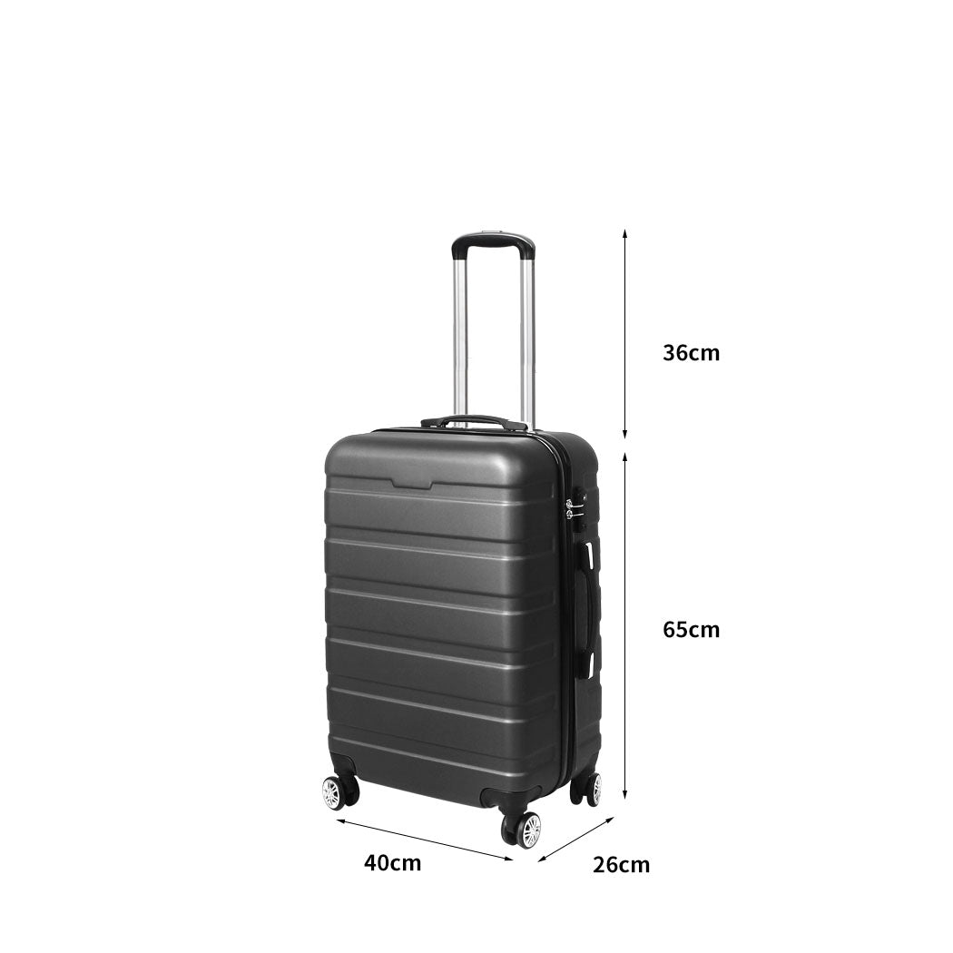 Slimbridge 24"Luggage Case Suitcase Grey 24 inch-1942352937741324290