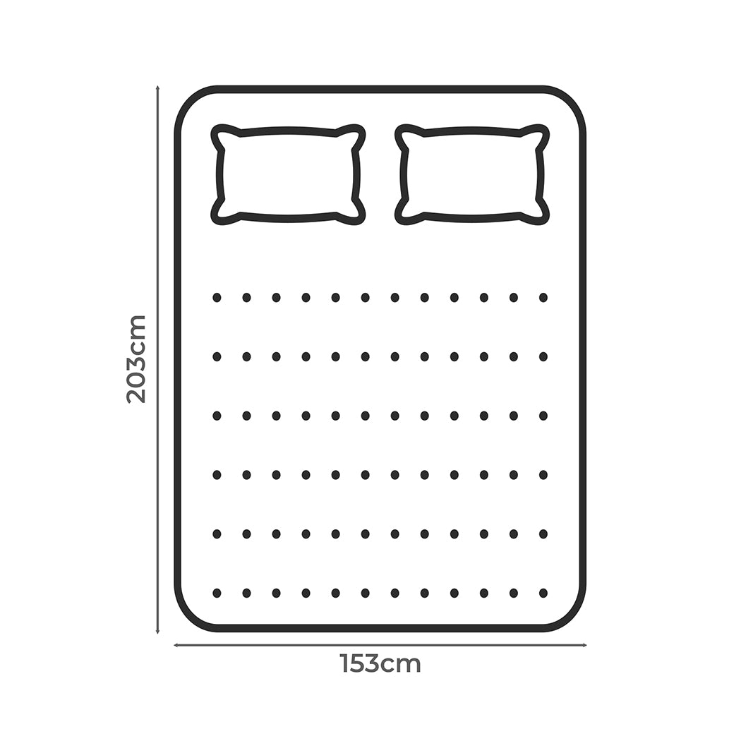 Dreamz Pillowtop Mattress Topper thickness 5cm-1910112192850694146