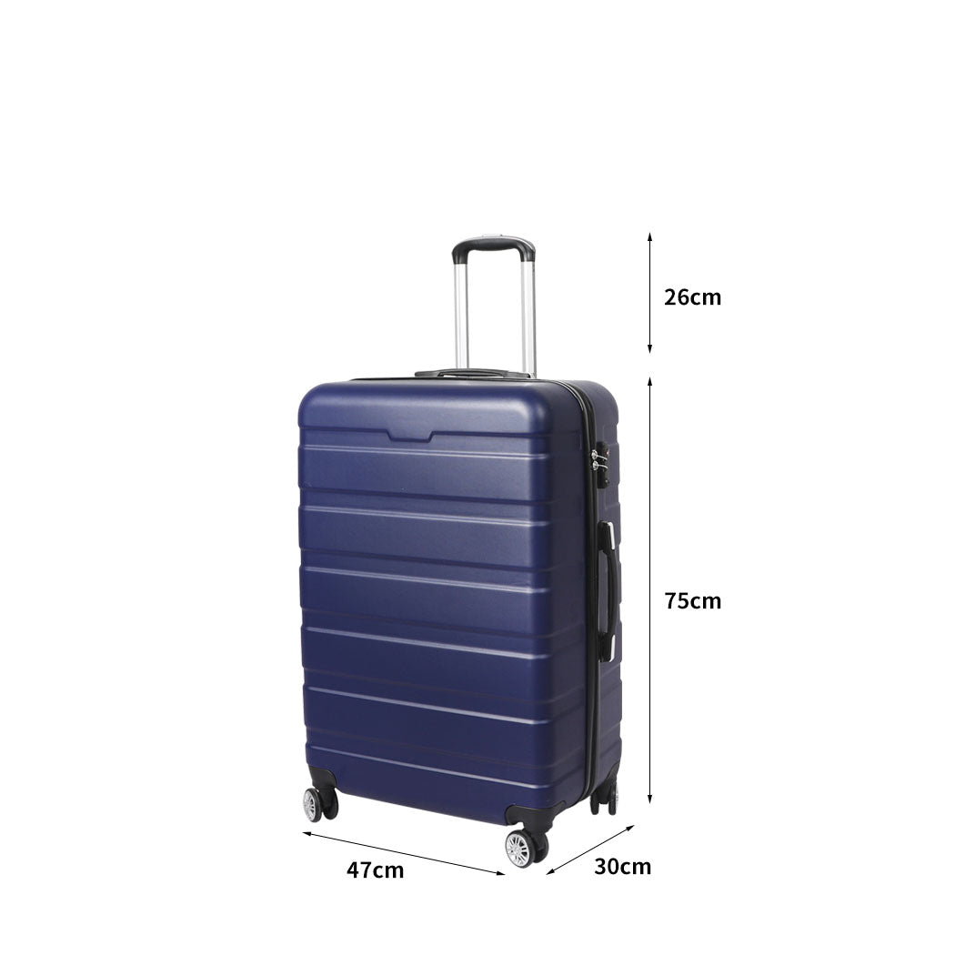 Slimbridge 28"Luggage Case Suitcase Navy 28 inch-1942352939658121218